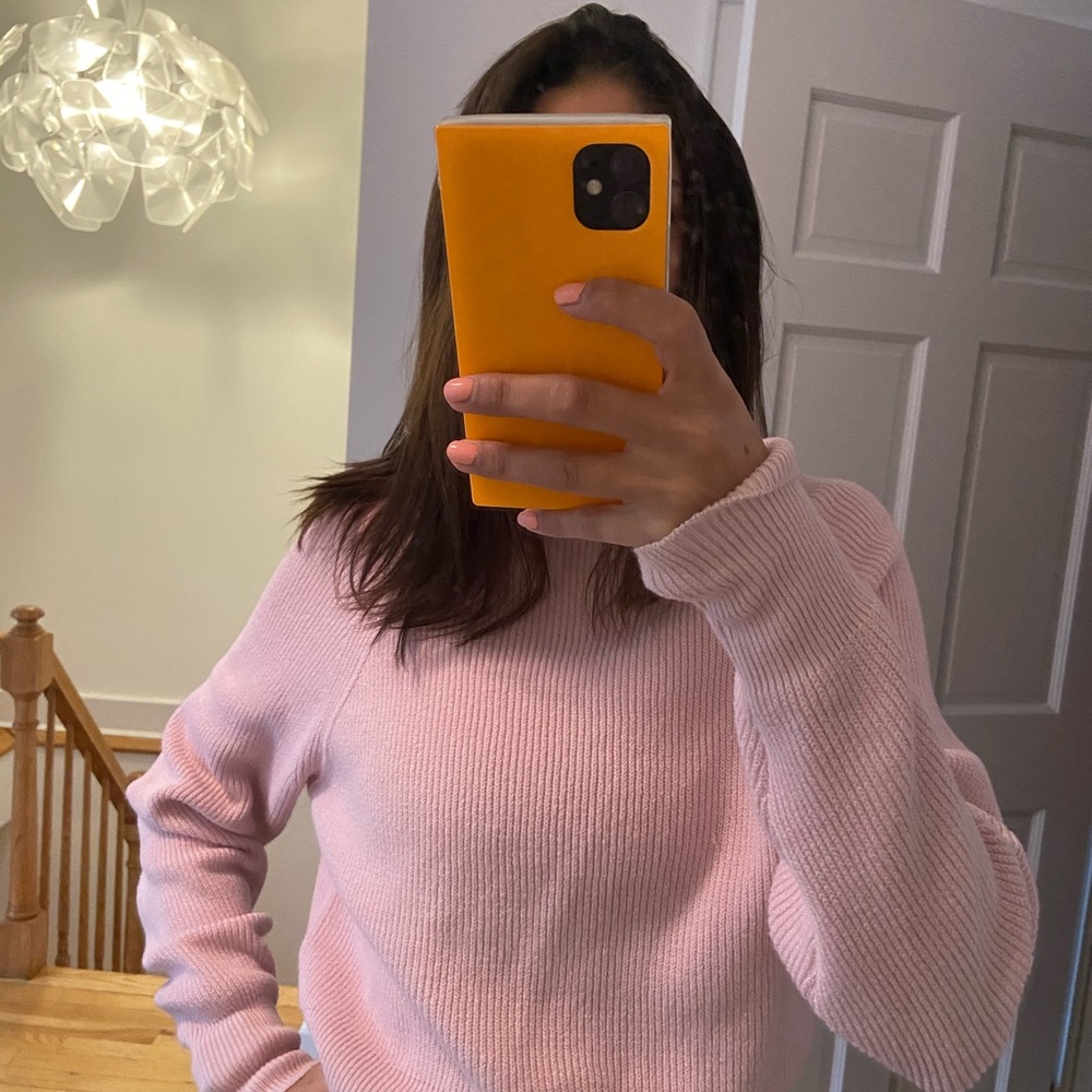 Too Good Pink Knit Pullover Sweater - Picture 5 of 5